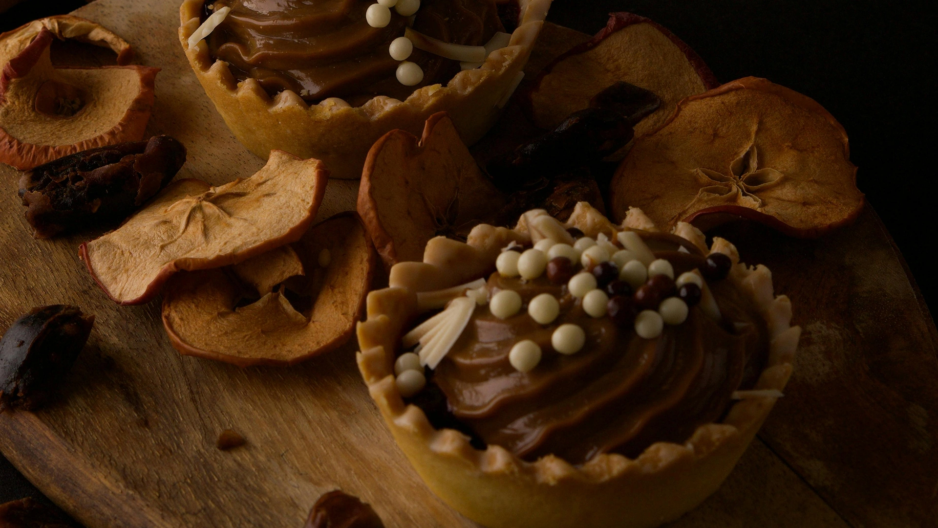Pumpkin Chocolate Tarts