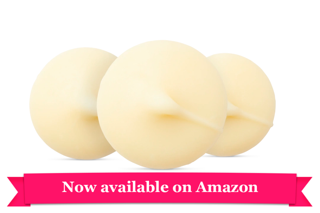 white coating with Amazon ribbon banner