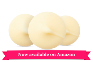 white coating with Amazon ribbon banner